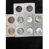 Image 1 : 10 1967 50 cent Canadian .800 silver 116.6g