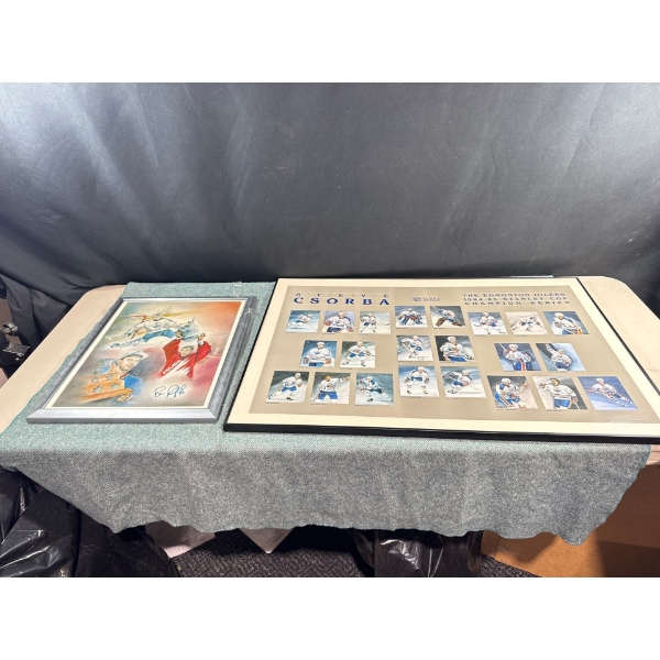 Framed Edmonton Oilers Pictures