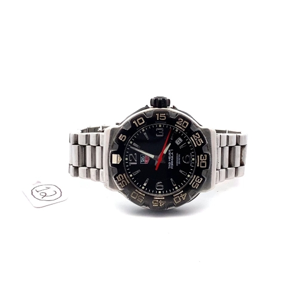 Tag Heuer Formula 1 with Black Face and Luminescent Hands Swiss Made
