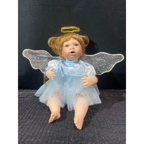  Ashton-Drake Galleries "I Wish You Wisdom" Porcelain Angel Doll