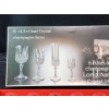 Image 2 :  Set of Six Longchamp Cristal d'Arques 24% Lead Crystal Champagne Flutes