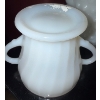 Image 6 : Vintage Anchor Hocking Milk Glass Collectibles - Hobnail Pattern 