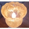 Image 2 : - Cut Glass Table Lamp, 5" Diameter Top, 9 T