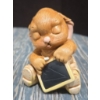 Image 5 : Pendelfin Scene Base 15"L With 8"T Pendelfin Rabbit + 2"T Rabbit