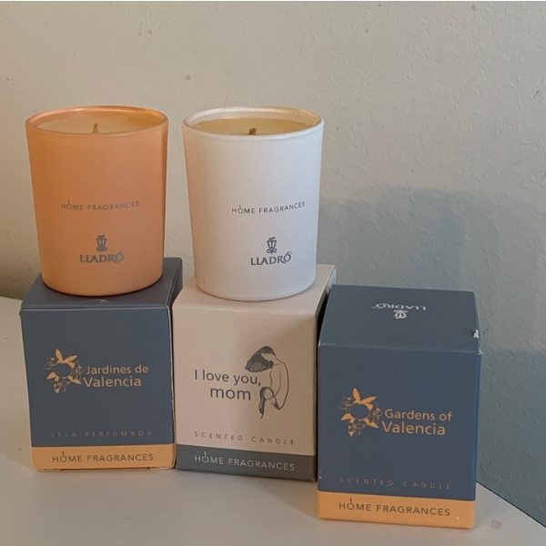 LLADRO Porcelain Decorative Candle Trio 2T