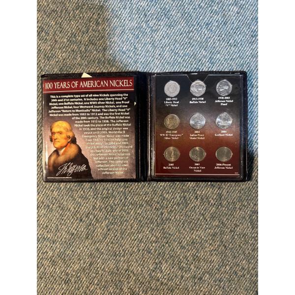 100 Years of American Nickles Set
