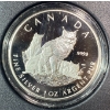 Image 2 : Canada 2005 Lynx Fine Silver Fractional Coin Set 