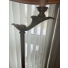 Image 4 : Stiffel Brass Candlestick Aladdin Style Arm Floor Lamp 4.5 Feet Tall