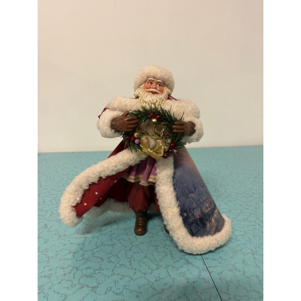 Thomas Kinkade Old World Santas Portraits Figure #2, Made by The Ashton-Drake Galleries 