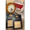 Image 1 : I Dont Like Mornings Wall Clock, Tray, & Bank Calenders from 1934 +Two Pens