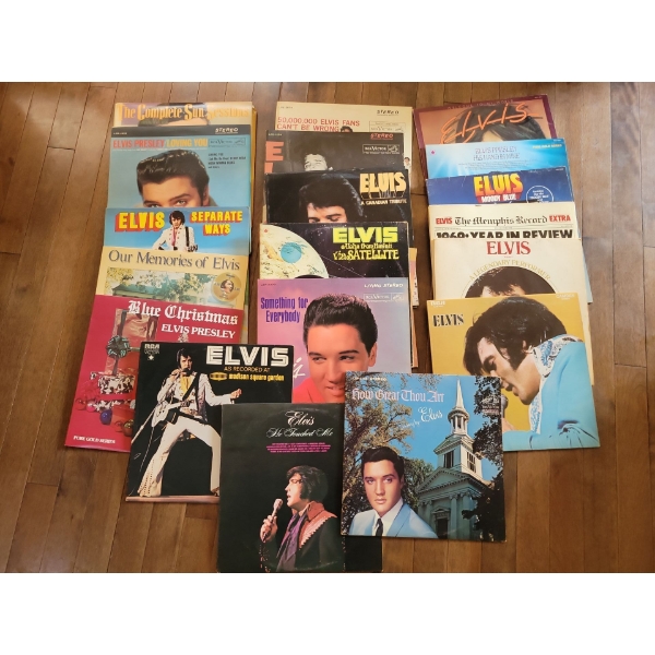 Vinyl Records Collection - Elvis Presley Hits 