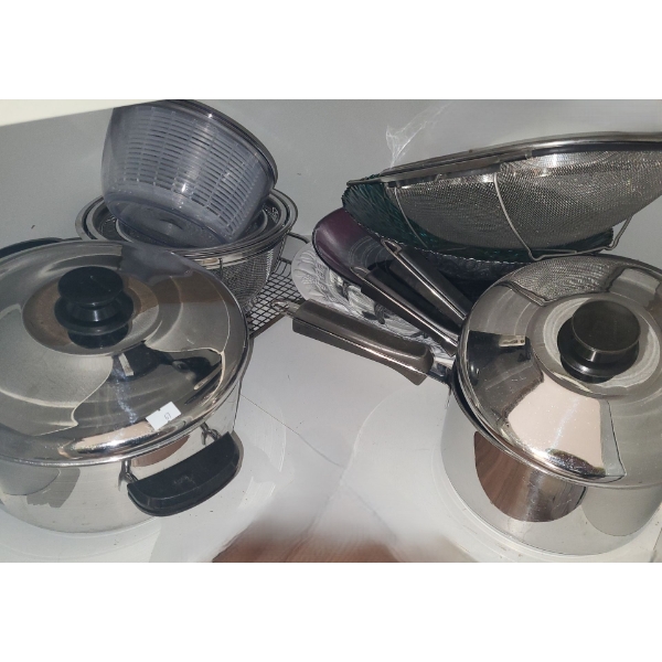 Lagostina Pots, Stainless Steel Mixing Bowls, Salad Spinner, and More!