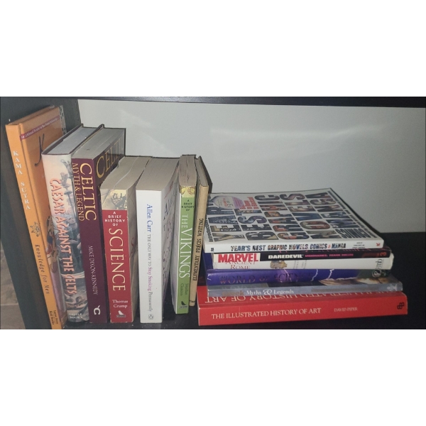 Selection of Books on: Vikings, Comics, Art and More!