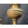 Image 10 : "The Miller Lamp" Brass Oil Lamp and Ornate Pedestal Oil Lamp with Claw Feet
