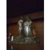 Image 3 : Nuns & Bust Metal Like Statue - 7T 