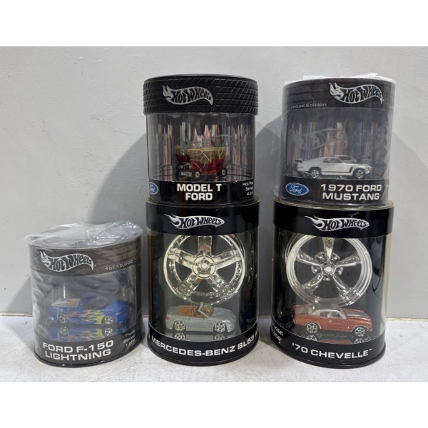 Collection of Hot Wheel Vehicles