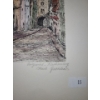 Image 3 : Old City Drawing 8 X 12, Unframed, Signature Illegible 