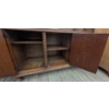 Image 7 : Carved Oak Hutch or Buffet with Storage, Circa 1940s