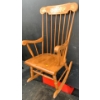 Image 2 : Wooden Rocking Chair w/ Intricate Detailing - 23W, 29D, 40T 