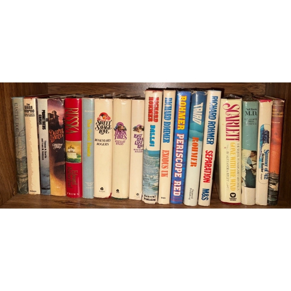 Assorted Hard Cover Books - Periscope Red Seperation Scarlett & More