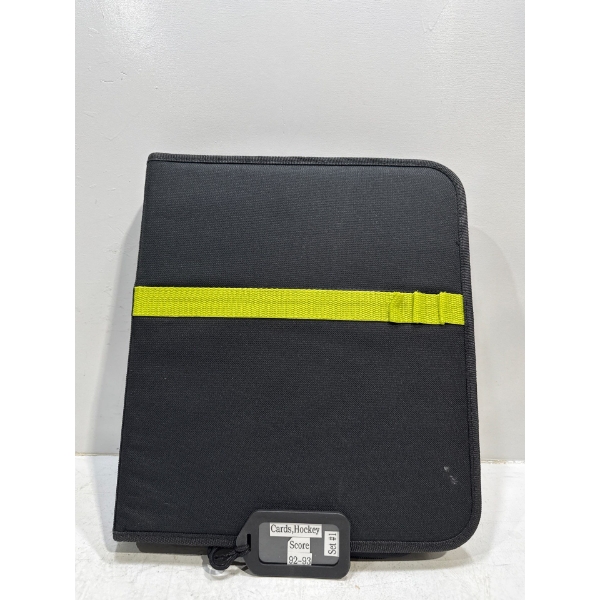 Binder of Score 92-93 Hockey Cards