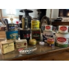 Image 1 :  Collection of Tins pure Canadian honey, birds custard powder, nabob tea, maple leaf tender flake pu