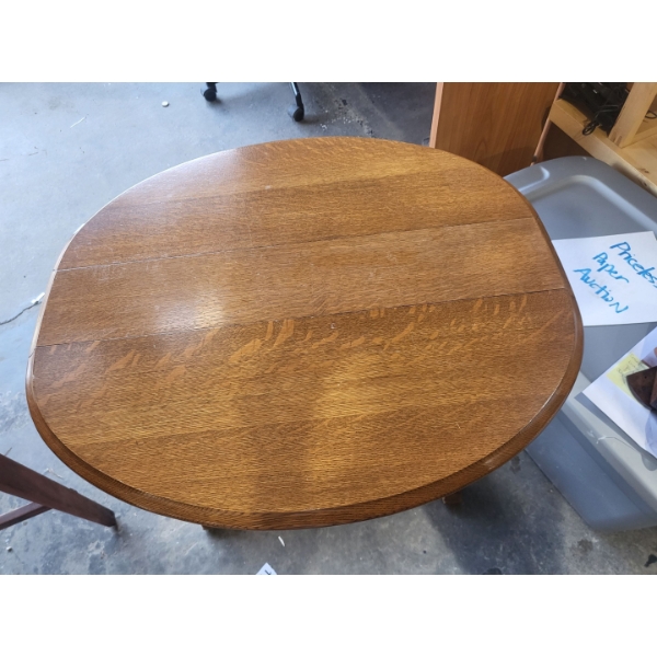Folding, Extendable Hardwood Table