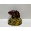 Image 1 : Chalk Bear Catching Fish Ashtray 7W