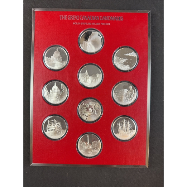 The Great Canadian Landmarks Sterling Silver
