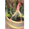 Image 2 : Artificial Fern in Basket 15" Diameter Opening and Pot w/ Soil 16 W, 17 T