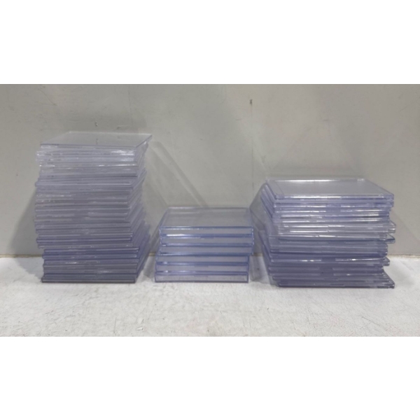 Supplies for Card Collectors - 50 No-Name Brand Protective Cases