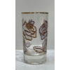 Image 5 : Set of Glassware with Gold Coloured Grape and Flower Designs