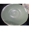 Image 3 : Green Plate 13.5, Nikko  Pink and White Platters- Largest: 14 x 9.5, Antique Blue & White 11 x 8.5