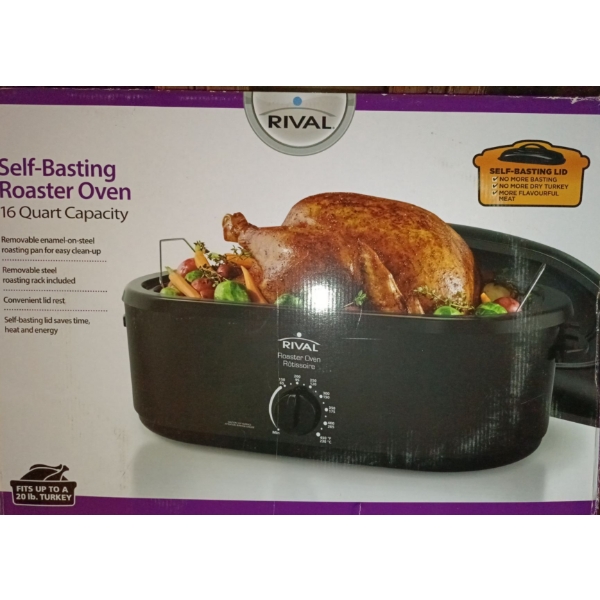 Self-Basting Turkey Roaster oven