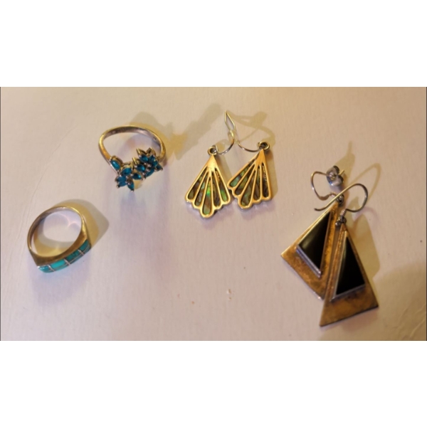 Beautiful Stamped 925 Silver Jewelry Collection 13.97g