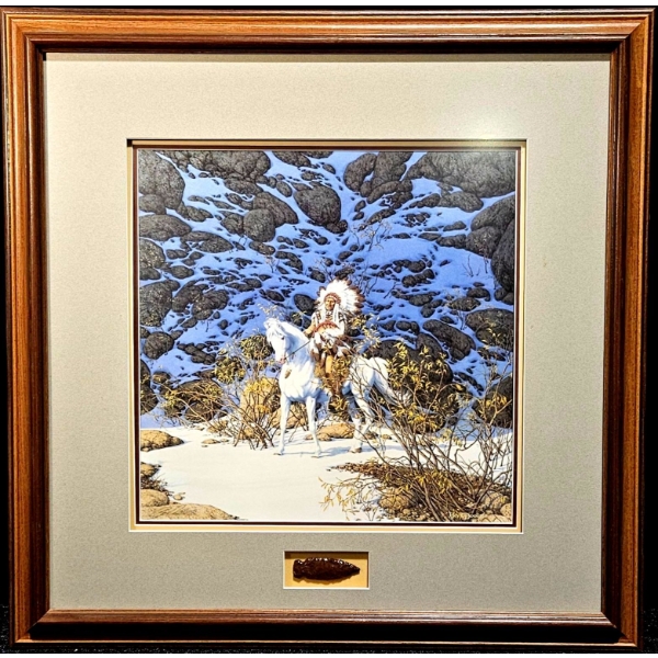 'Eagle Heart' by Bev Doolittle - 27W x 27H" (1992)