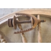 Image 2 : Antique Spinning Wheel 30" Diameter and Bobbin 