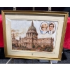 Image 1 : Unsigned "The Marriage of the Prince of Wales and Lady Diana Spencer" Print 9Wx6.5H