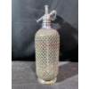 Image 1 : 1920's Metal Mesh Sparklets Seltzer Bottle-Czech Glass
