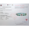 Image 3 :  Silver Emerald gemstone Bracelet 20.7 ct Certified ($21,549 Appraisal)