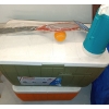 Image 7 : Collection of Outdoor & Camping Items  Pots, Rubber Boots, Coolers, Bucket, Fish Net, Yoga Ball, Umb