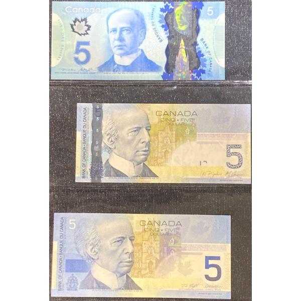 Canadian $5 Bills