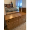 Image 1 : MCM Wooden Dresser With Mirror and Six Drawers