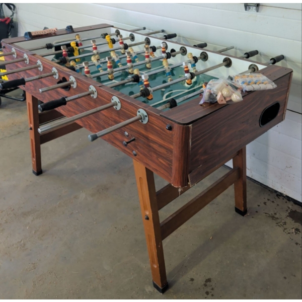 Vintage Foosball Table w/ Extra Accessories 46" Long
