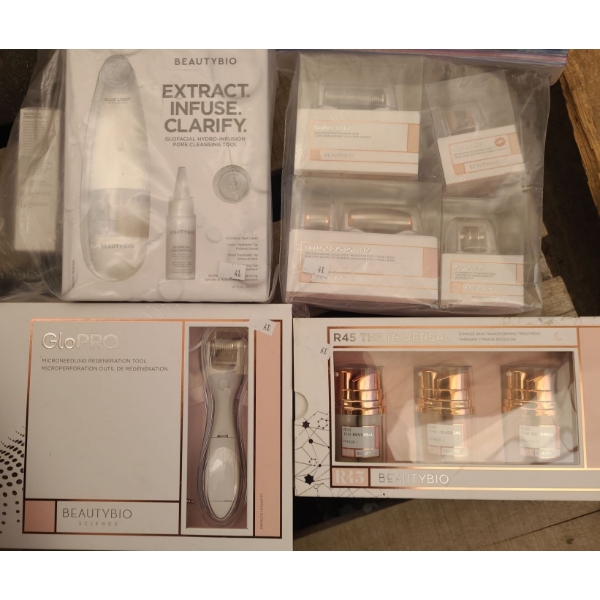 Beautybio Skincare: Pore Cleaning Tool, Microneedling Tool, Attachments, Treatments (Unused)