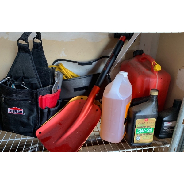 Driving Essentials - Booster Cables Tools Winter Window Washer Fluid & More