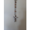 Image 3 : Ceramic Jesus Crucifix & Rosary. 7 1/2 w, 14 h