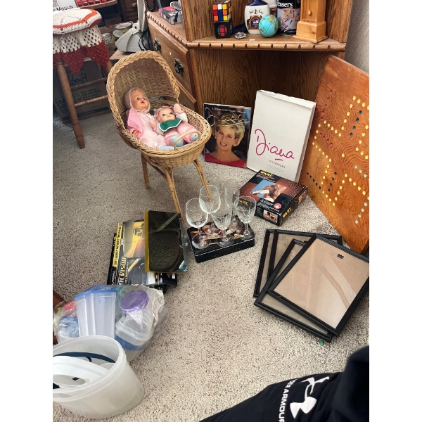 two vintage towels with worker cradle books whale vintage massager visor for day night car vision fl