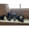 Image 2 : Antique sailor sculpture, pinhole, camera, collector tins, globe bookends, vintage bike-horn and an 