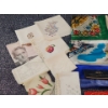 Image 2 : Timeless Treasures Including Vintage Napkins and Scarves, Pocket Knives, Oil Promos and More